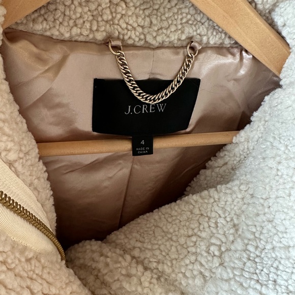 J. Crew Villa Coat in Teddy Sherpa - Picture 5 of 6